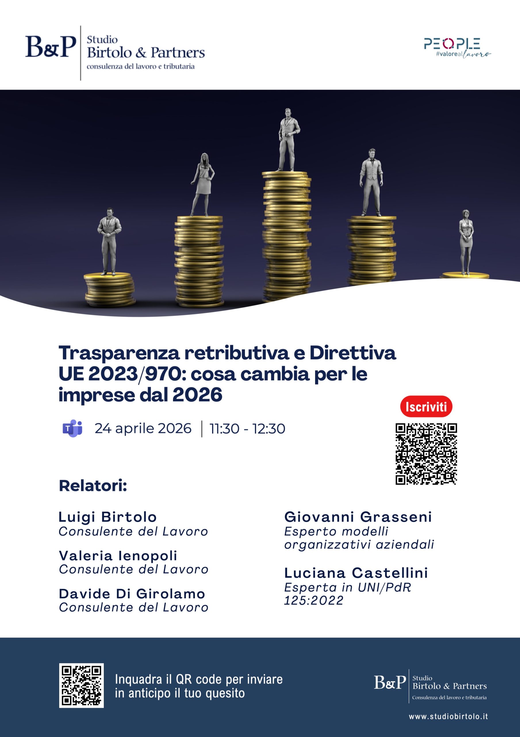 Trasparenza retributiva - webinar 24 aprile 2026